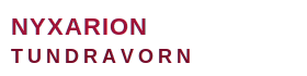Nyxarion Tundravorn — logo